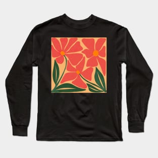 Large Florals Long Sleeve T-Shirt